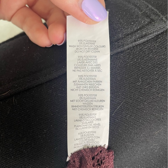 Boohoo Burgundy Lace Bodysuit - Picture 6 of 6